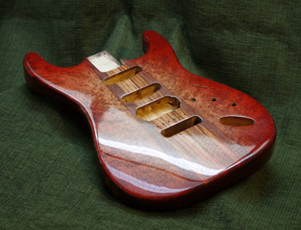 Red Stratocaster Body